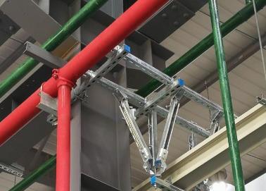 类乌齐该抗震支架的整体式支吊架结构协调性好